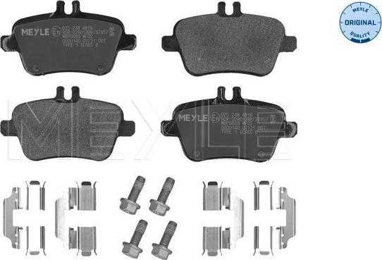 Meyle 025 248 4818 - Brake Pad Set, disc brake onlydrive.pro