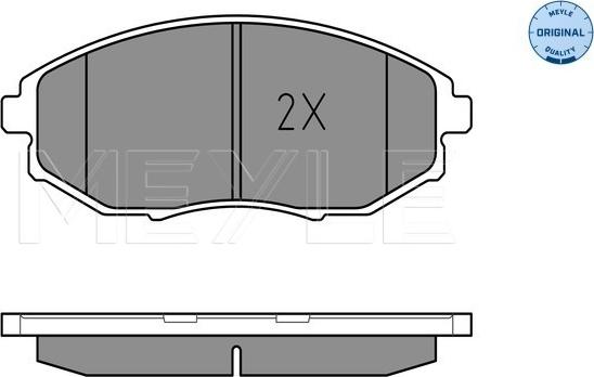 Meyle 025 248 6417/W - Тормозные колодки, дисковые, комплект onlydrive.pro