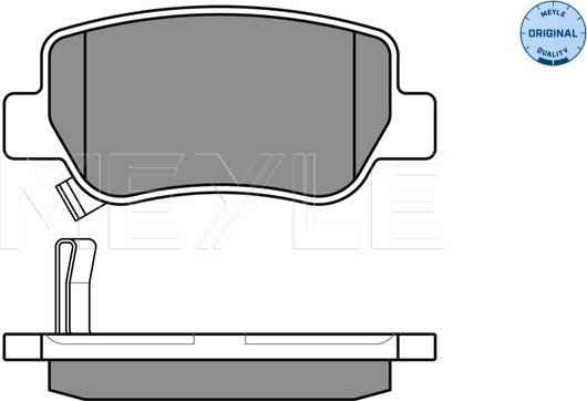 Meyle 025 248 8516/W - Brake Pad Set, disc brake onlydrive.pro