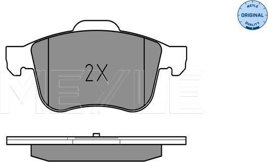 Meyle 025 243 4019 - Brake Pad Set, disc brake onlydrive.pro