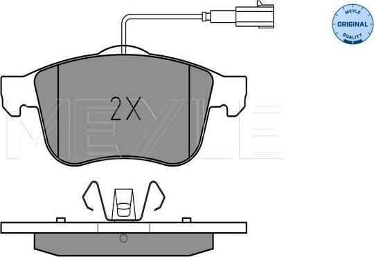 Meyle 025 243 4019 - Brake Pad Set, disc brake onlydrive.pro