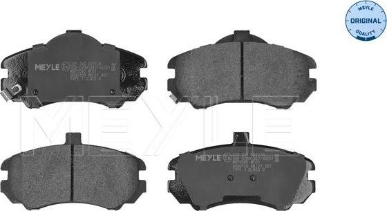 Meyle 025 243 6917/W - Brake Pad Set, disc brake onlydrive.pro