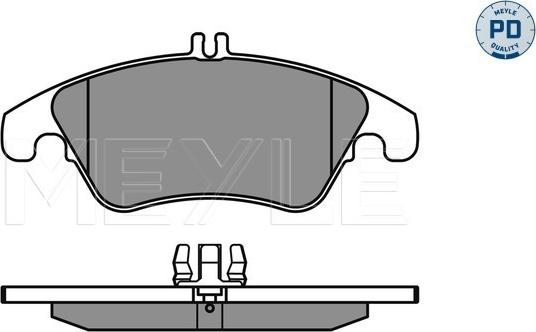 Meyle 025 243 1019/PD - Brake Pad Set, disc brake onlydrive.pro