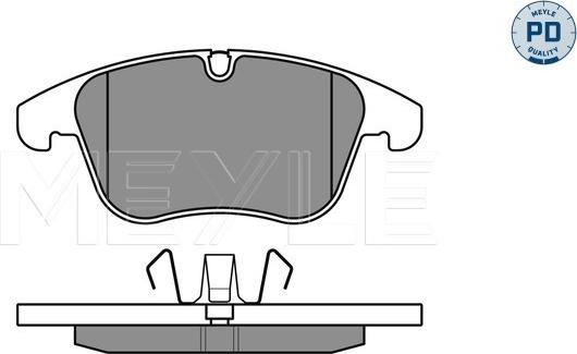 Meyle 025 243 3218/PD - Brake Pad Set, disc brake onlydrive.pro