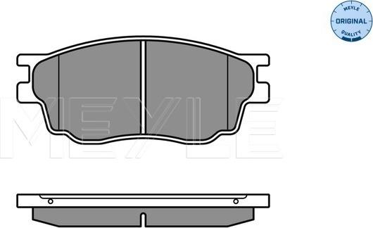 Meyle 025 242 4616/W - Brake Pad Set, disc brake onlydrive.pro