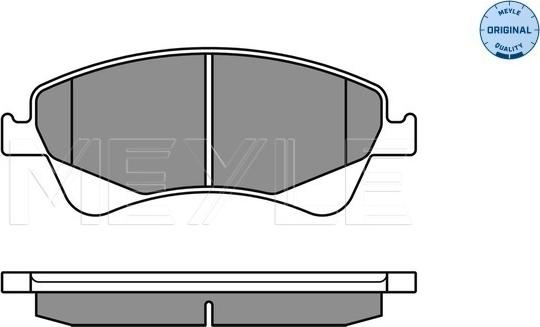 Meyle 025 242 0419/W - Brake Pad Set, disc brake onlydrive.pro