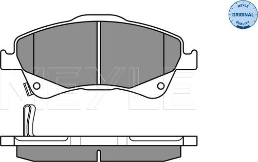 Meyle 025 242 0419/W - Brake Pad Set, disc brake onlydrive.pro