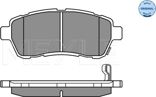 Meyle 025 242 8316/W - Тормозные колодки, дисковые, комплект onlydrive.pro