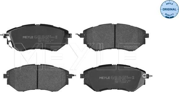 Meyle 025 242 2218/W - Brake Pad Set, disc brake onlydrive.pro