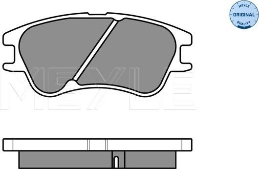 Meyle 025 242 7713/W - Brake Pad Set, disc brake onlydrive.pro