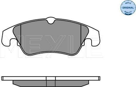 Meyle 025 247 4319/W - Brake Pad Set, disc brake onlydrive.pro