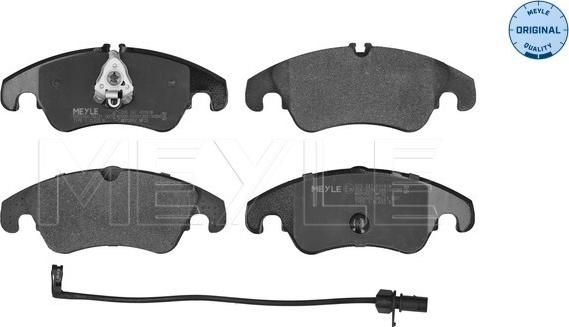 Meyle 025 247 4319/W - Brake Pad Set, disc brake onlydrive.pro