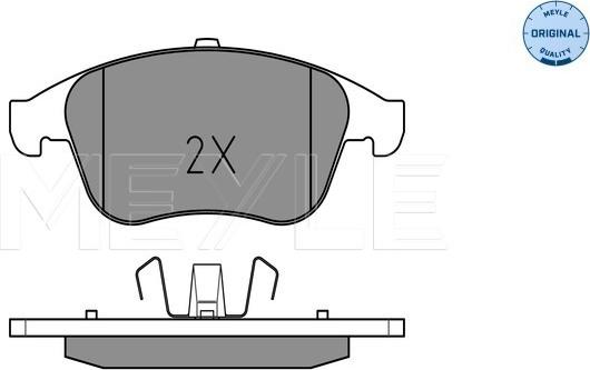 Meyle 025 247 0917 - Brake Pad Set, disc brake onlydrive.pro