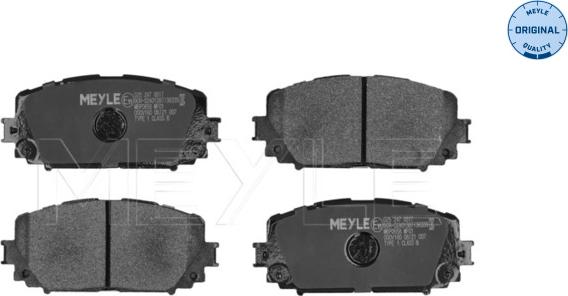 Meyle 025 247 0817 - Brake Pad Set, disc brake onlydrive.pro