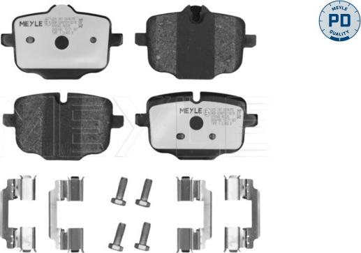 Meyle 025 247 0318/PD - Piduriklotsi komplekt,ketaspidur onlydrive.pro