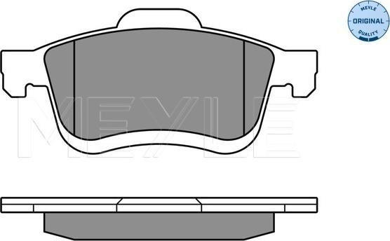 Meyle 025 247 2720/W - Brake Pad Set, disc brake onlydrive.pro