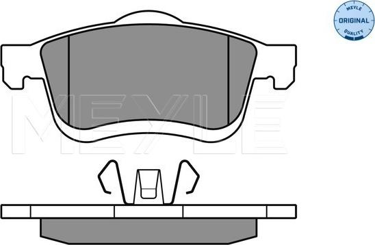 Meyle 025 247 2720/W - Brake Pad Set, disc brake onlydrive.pro