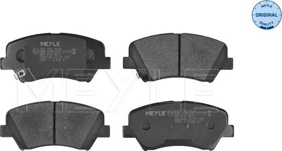 Meyle 025 256 9218 - Brake Pad Set, disc brake onlydrive.pro