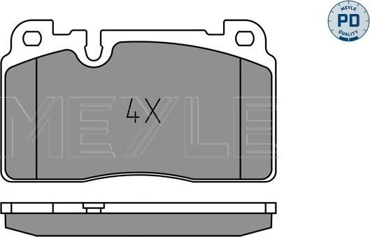 Meyle 025 256 4317/PD - Brake Pad Set, disc brake onlydrive.pro