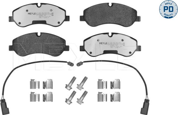 Meyle 025 256 0217/PD - Piduriklotsi komplekt,ketaspidur onlydrive.pro