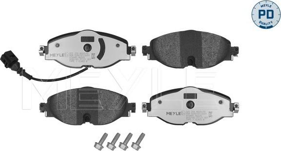 Meyle 025 256 8320/PD - Тормозные колодки, дисковые, комплект onlydrive.pro