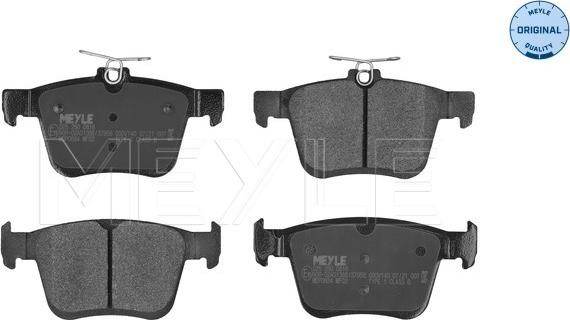 Meyle 025 250 0816 - Brake Pad Set, disc brake onlydrive.pro