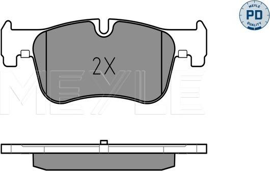 Meyle 025 250 1418/PD - Jarrupala, levyjarru onlydrive.pro