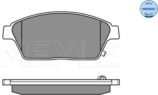 Meyle 025 250 3418/W - Brake Pad Set, disc brake onlydrive.pro