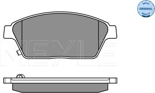 Meyle 025 250 3418/W - Brake Pad Set, disc brake onlydrive.pro