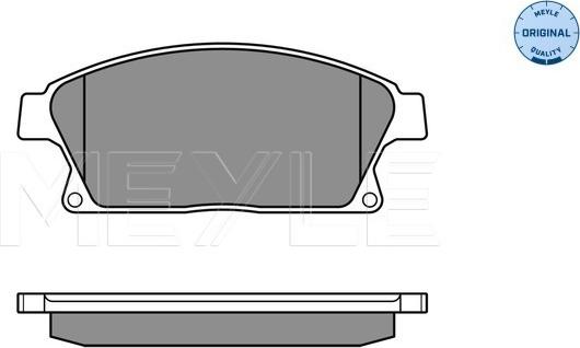 Meyle 025 250 3418/W - Brake Pad Set, disc brake onlydrive.pro