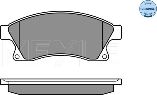 Meyle 025 250 3118/W - Brake Pad Set, disc brake onlydrive.pro