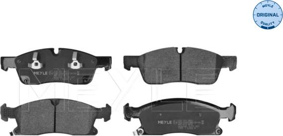 Meyle 025 251 9021 - Brake Pad Set, disc brake onlydrive.pro