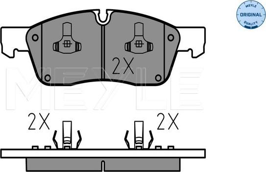 Meyle 025 251 9021 - Brake Pad Set, disc brake onlydrive.pro