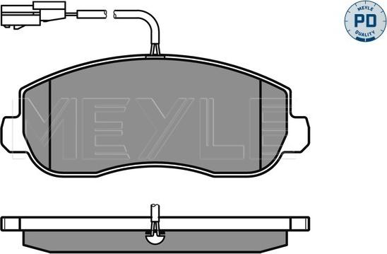 Meyle 025 251 4718/PD - Piduriklotsi komplekt,ketaspidur onlydrive.pro