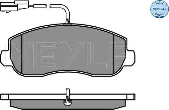 Meyle 025 251 4718/W - Brake Pad Set, disc brake onlydrive.pro