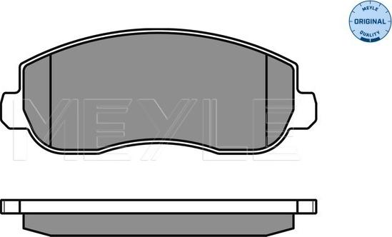 Meyle 025 251 4718/W - Brake Pad Set, disc brake onlydrive.pro