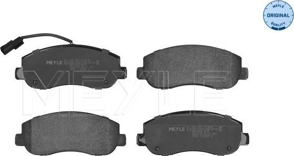 Meyle 025 251 4718/W - Piduriklotsi komplekt,ketaspidur onlydrive.pro