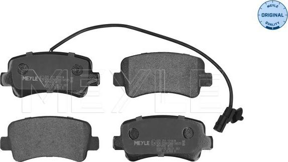 Meyle 025 251 1218/W - Brake Pad Set, disc brake onlydrive.pro