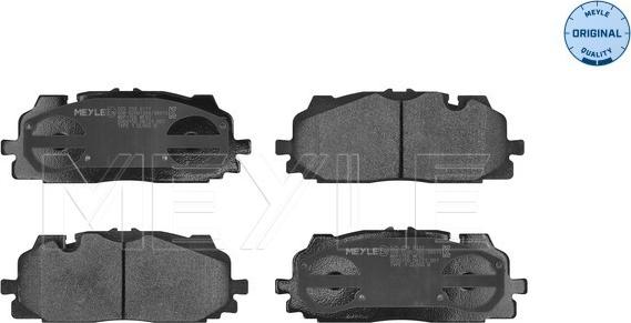 Meyle 025 258 6117 - Brake Pad Set, disc brake onlydrive.pro