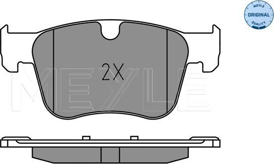 Meyle 025 258 3317 - Brake Pad Set, disc brake onlydrive.pro