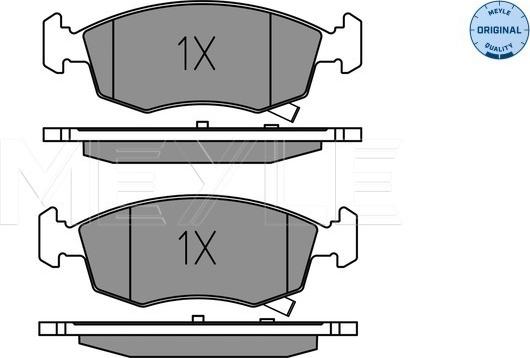 Meyle 025 253 2317 - Brake Pad Set, disc brake onlydrive.pro