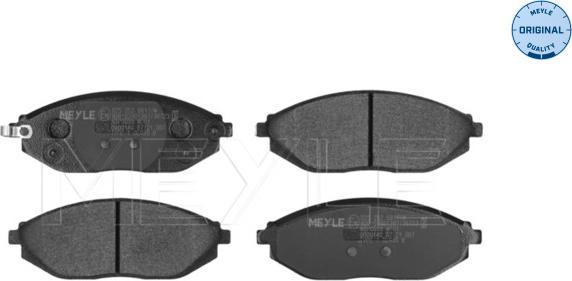 Meyle 025 252 6817/W - Brake Pad Set, disc brake onlydrive.pro