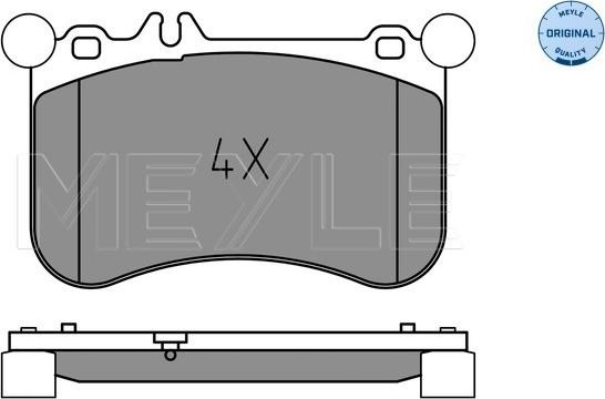 Meyle 025 252 1917 - Тормозные колодки, дисковые, комплект onlydrive.pro