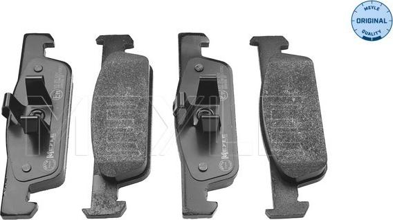 Meyle 025 257 0217 - Brake Pad Set, disc brake onlydrive.pro