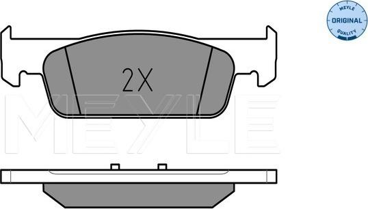 Meyle 025 257 0217 - Brake Pad Set, disc brake onlydrive.pro