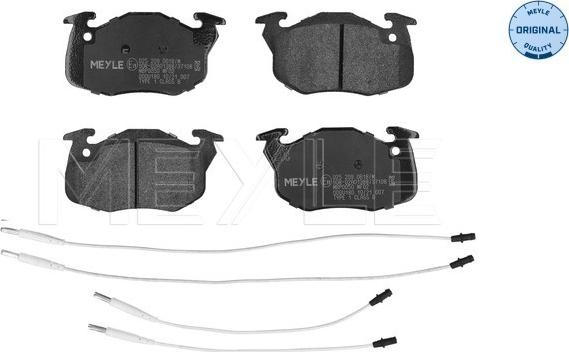 Meyle 025 209 0618/W - Brake Pad Set, disc brake onlydrive.pro