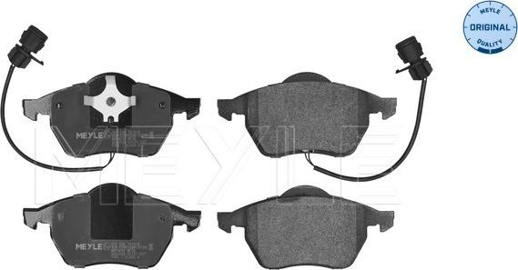 Meyle 025 206 7619/W - Brake Pad Set, disc brake onlydrive.pro