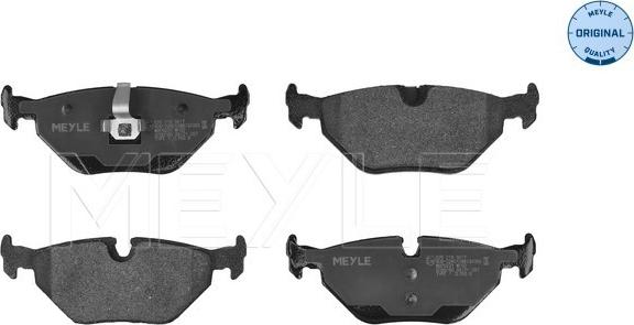 Meyle 025 219 3417 - Brake Pad Set, disc brake onlydrive.pro