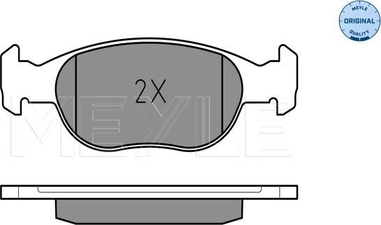 Meyle 025 219 3017/W - Brake Pad Set, disc brake onlydrive.pro