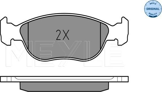 Meyle 025 219 2717/W - Brake Pad Set, disc brake onlydrive.pro